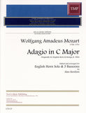 Mozart, Wolfgang Amadeus % Adagio in C Major, K580a (score & parts) - EH/3BSN
