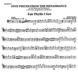 Collection % Five Pieces from the Renaissance (score & parts) - 2OB/2BSN or 2OB/EH/BSN