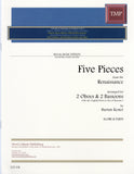 Collection % Five Pieces from the Renaissance (score & parts) - 2OB/2BSN or 2OB/EH/BSN