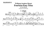 Mozart, Wolfgang Amadeus % 14 Easy Trios (score & parts) - 3BSN