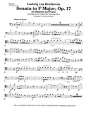Beethoven, Ludwig van % Sonata in F Major Op 17-BSN/PN