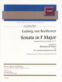 Beethoven, Ludwig van % Sonata in F Major, op. 17 - BSN/PN