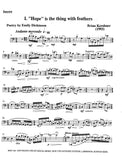 Kershner, Brian % Emily Dickinson Songs-OB/BSN/SOPRANO