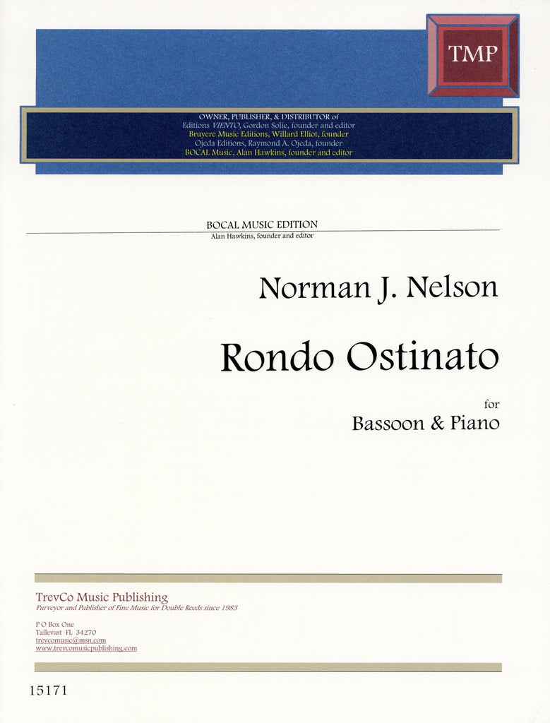 Nelson, Norman % Rondo Ostinato-BSN/PN