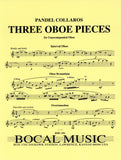 Collaros, Pandel % Three Oboe Pieces - SOLO OB