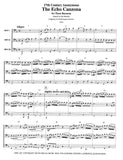 Anonymous % Echo Canzona Sonata (score & parts) - 3BSN