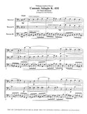 Mozart, Wolfgang Amadeus % Canonic Adagio, K.410 (score & parts) - 3BSN