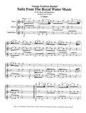 Handel, Georg Friedrich % Suite from "Royal Water Music" (score & parts) - 2OB/EH