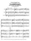 Gossec, Francois Joseph % Tambourin (score & parts) - 2OB/EH