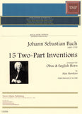 Bach, J.S. % 15 Two-Part Inventions (performance score) - OB/EH