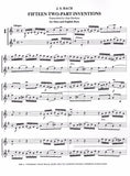 Bach, J.S. % 15 Two-Part Inventions (performance score) - OB/EH