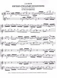 Bach, J.S. % 15 Two-Part Inventions (performance score) - OB/EH