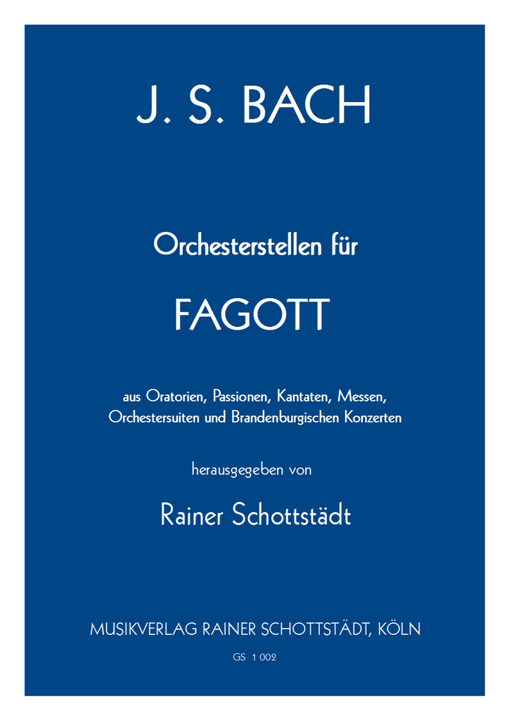 Bach, J.S. % Bach Orchestral Studies - BSN