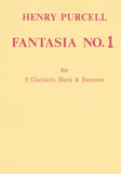 Purcell, Henry % Fantasia #1 (score & parts) - 2CL/HN/BSN
