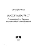 Weait, Christopher % Boulevard Strut (score & parts) - 4BSN