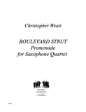 Weait, Christopher % Boulevard Strut (score & parts)-4SAX(AATB)