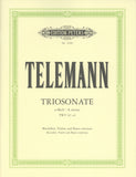Telemann, Georg Philipp % Trio Sonata in a minor, TWV 42:a4 - FL/VLN/PN or OB/VLN/PN (Basso Continuo)