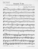 Telemann, Georg Philipp % Concerto in E Major - FL/OB d'AMORE/VLA d'AMORE/PN