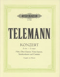 Telemann, Georg Philipp % Concerto in E Major - FL/OB d'AMORE/VLA d'AMORE/PN