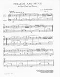 Hovhaness, Alan % Prelude & Fugue, op. 13 - OB/BSN or FL/BSN