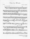 Lybbert, Donald % Trio for Winds (parts only) - CL/HN/BSN