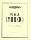 Lybbert, Donald % Trio for Winds (parts only) - CL/HN/BSN