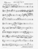 Barati, George % Quartet (parts only) - FL/OB/CEL/HARPSICHORD
