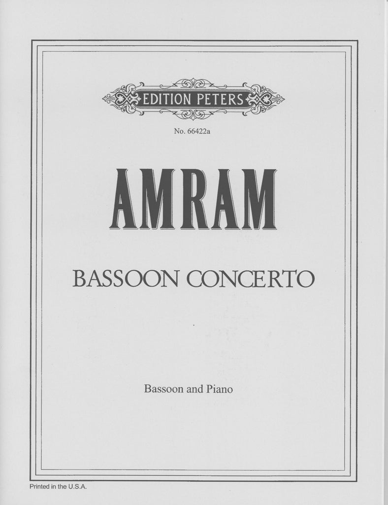 Amram, David % Concerto - BSN/PN