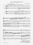 Finney, Ross Lee % Divertimento (score & parts) - OB/PERC/PN