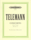 Telemann, Georg Philipp % Concerto in G Major, TWV 42:G - FL/OB/PN or FL/OBd'AMORE/PN(Basso Continuo)