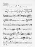 Devienne, François % Trio in a minor, op. 61, #3 (parts only) - FL/CL/BSN