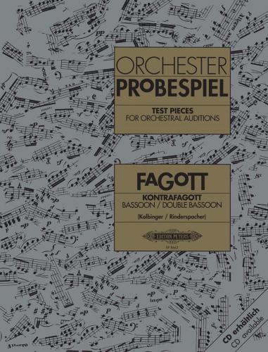 Collection % Orchester Probespiel: Test Pieces for Orchestral Auditions (Kolbinger) - BSN & CBSN