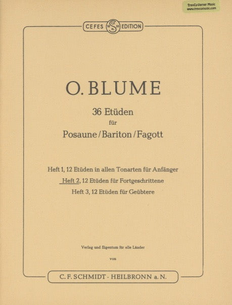Blume, Oskar % 36 Etudes V2 (13-24)-BSN