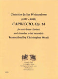 Weissenborn, Julius % Capriccio Op 14 (Score & Parts)-BCL/CHAMBER WINDS