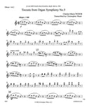 Widor, Charles % Toccata from "The Organ Symphony #5" (score & parts) - DR CHOIR