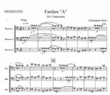 Weait, Christopher % Fanfare "A" (performance scores) - 3BSN