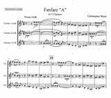 Weait, Christopher % Fanfare "A" (Performance Scores)-3CL