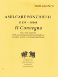 Ponchielli, Amilcare % Il Convegno (score & parts) - 2CL/CHAMBER WINDS