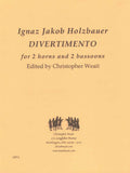 Holzbauer, Ignaz Jakob % Divertimento (score & parts) - 2HN/2BSN