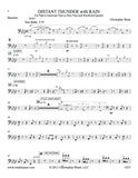 Weait, Christopher % Distant Thunder With Rain (score & parts) - Native American Flute (or SOLO FL) with WW5