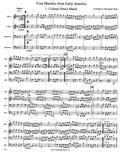 Weait, Christopher % Four Marches from Early America (score & parts) - 2OB/2BSN