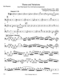 Rossini, Gioachino % Theme & Variations (score & set) - FL/CL/HN/BSN/BAND
