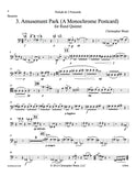 Weait, Christopher % A Prelude & Two Postcards (score & parts) - OB/CL/ASAX/BCL/BSN