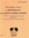 Weait, Christopher % Three Movements for Eight Double Reeds (Score & Parts)-DR CHOIR