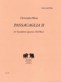 Weait, Christopher % Passacaglia II (score & parts) - SAX4