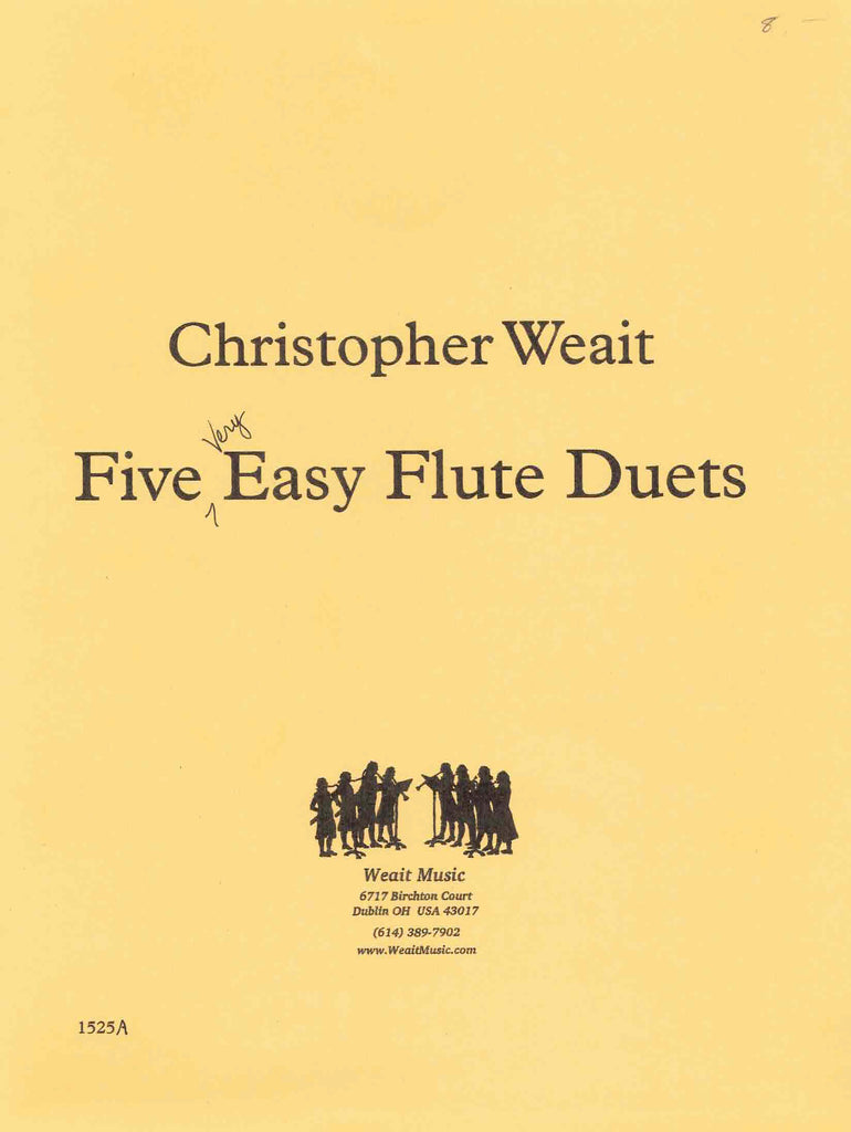 Weait, Christopher % Five Very Easy Flute Duets (Performance Scores)-2FL