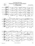 Weait, Christopher % Chaconne & Charade for Clarinet Quartet (Score & Parts)-3CL/BCL or EbCL/2CL/BCL