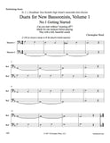 Weait, Christopher % Duets for New Bassoonists, V1 (performance scores) - 2BSN
