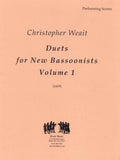 Weait, Christopher % Duets for New Bassoonists, V1 (performance scores) - 2BSN