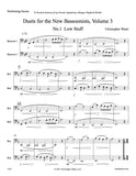 Weait, Christopher % Duets for New Bassoonists, V3 (performance scores) - 2BSN
